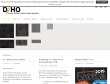 Tablet Screenshot of dtho.de